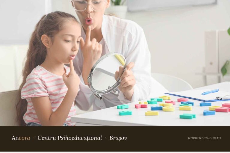Ședință de logopedie cu un copil — imagine ilustrativă, Brașov